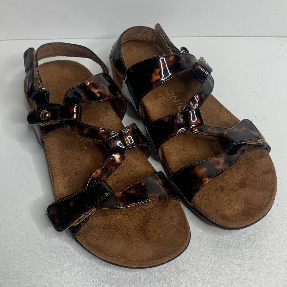 Vionic Paros Tortoise Strappy Sandals